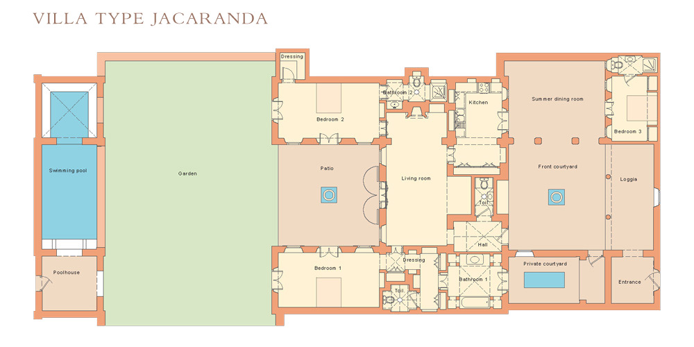 Plan villa de luxe maroc
