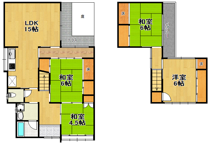 Plan de maison japonaise