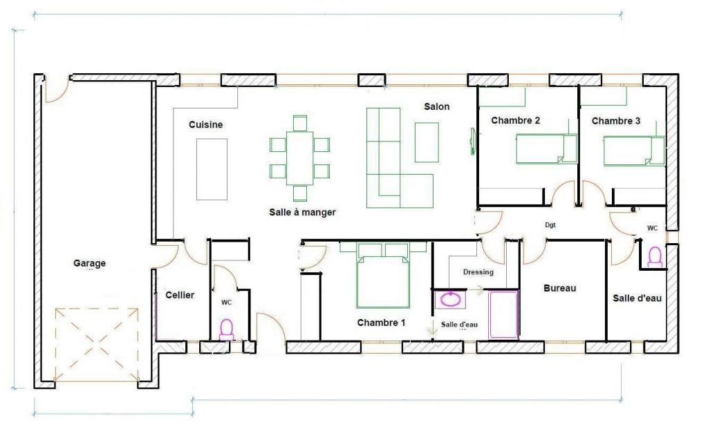 Plan de petite maison pas chere