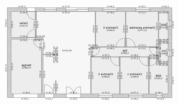 Plan de maison plain pied 130m2