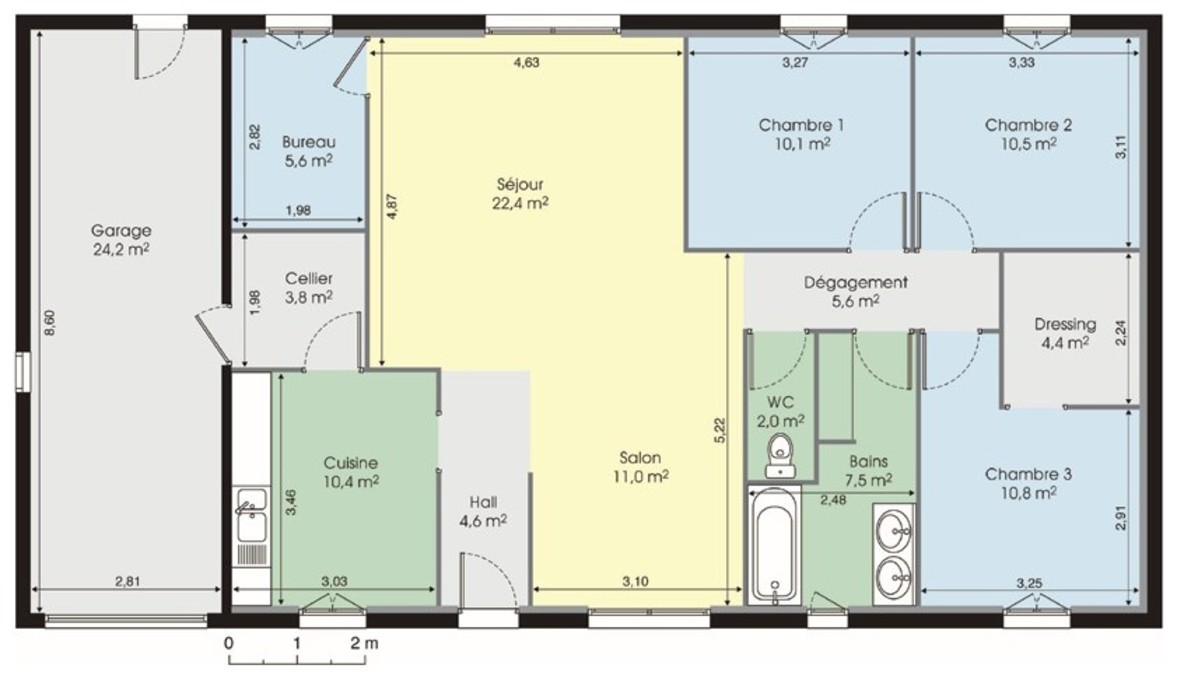 Plan de maison en ligne 2d