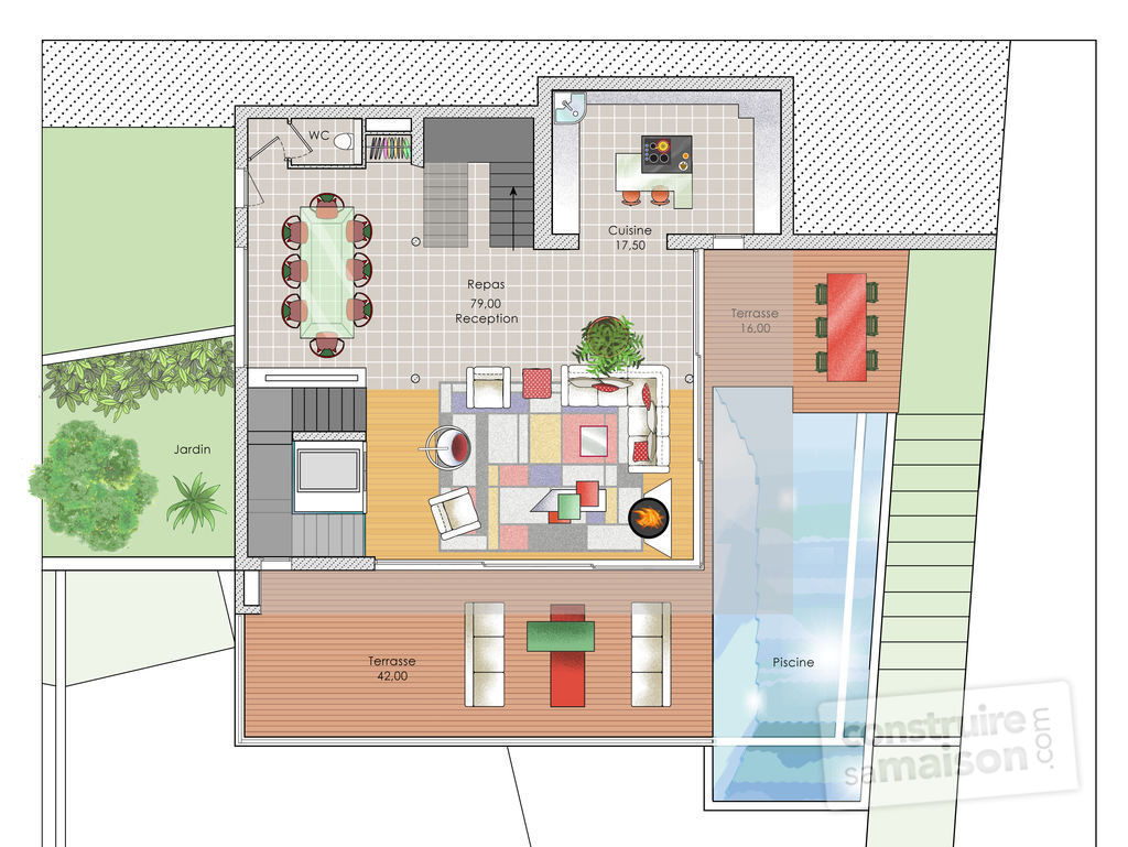 Plan de un maison