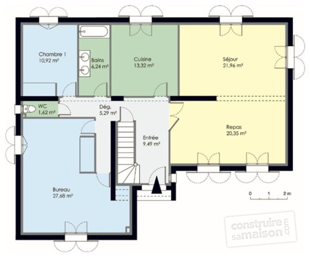 Plan maison de maitre