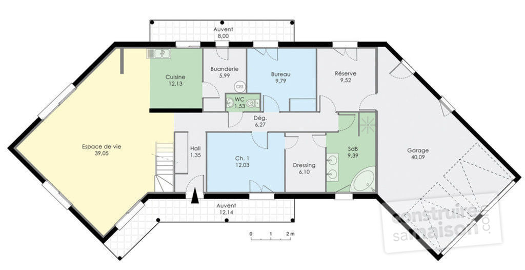 Plan de maison du sud ouest gratuit