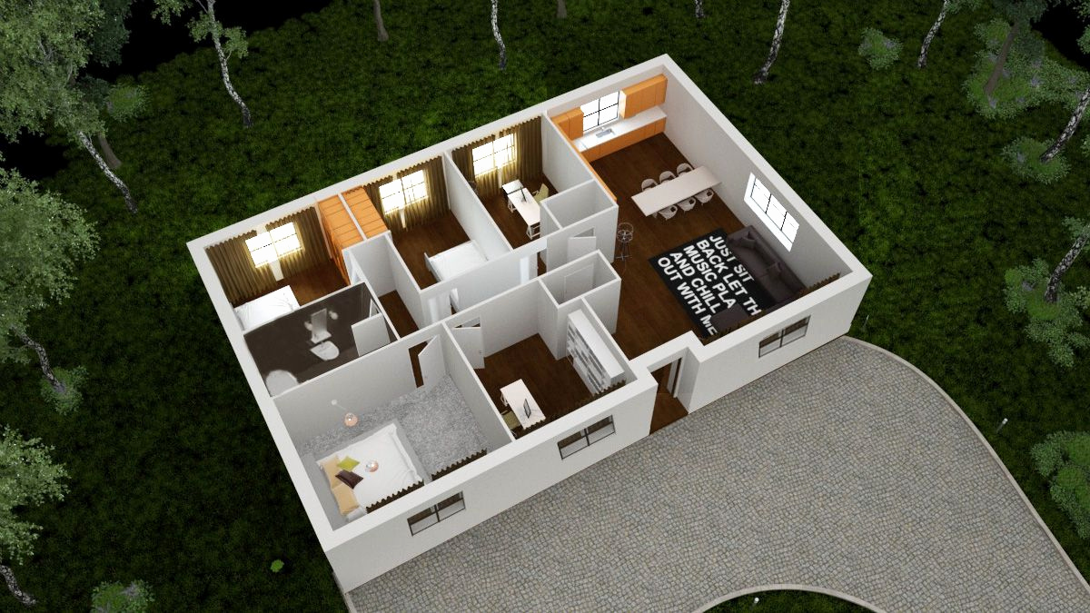 Plan de maison logo