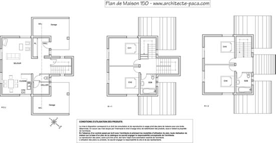 Plan de maison r plus 2