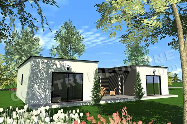 Plan de petite maison fonctionnelle