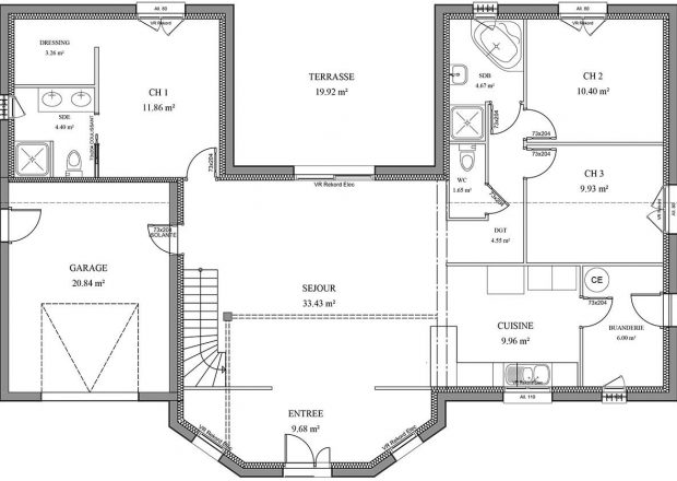 Plan de maison villa en afrique - Idées de travaux