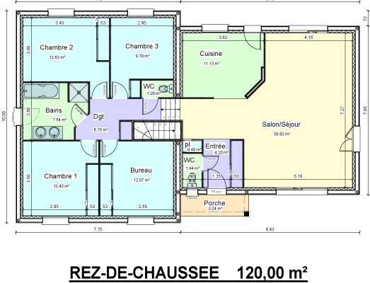 Plan de maison demi niveau gratuit