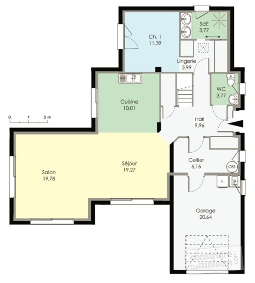 Plan de maison contemporaines
