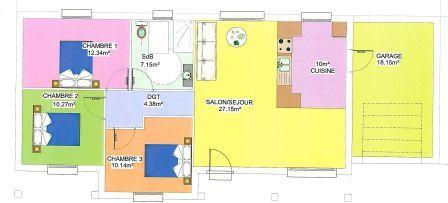 Plan de maison mobilité réduite