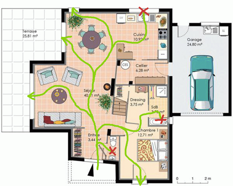 Plan de la maison ideale