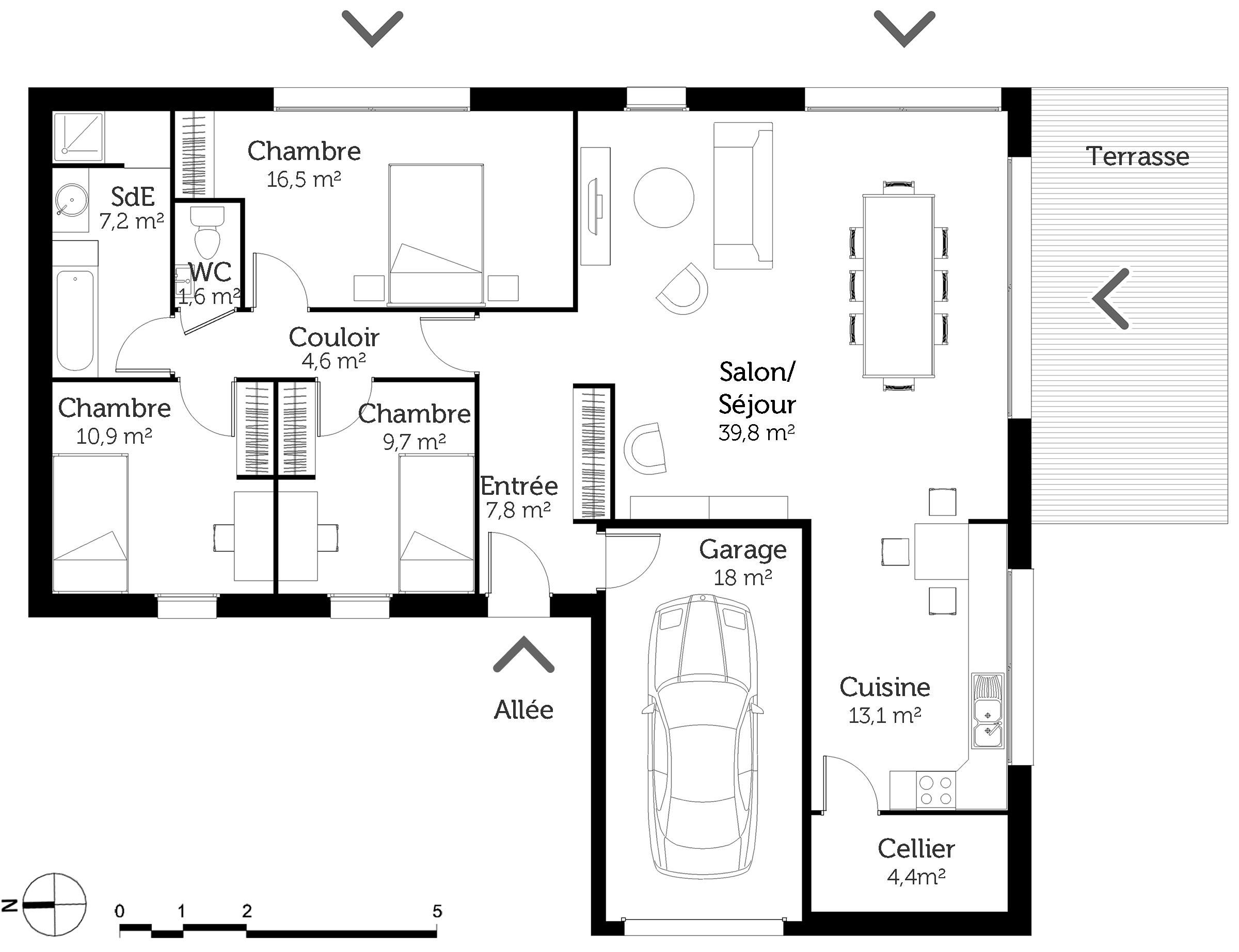 Plan de maison ideale