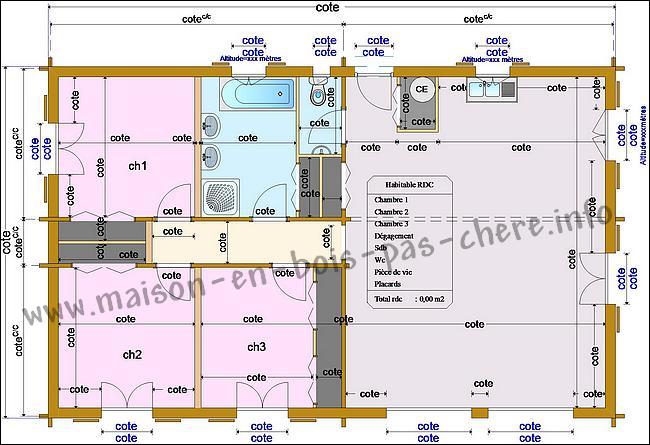 Plan de maison individuel