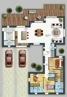 Plan de maison template