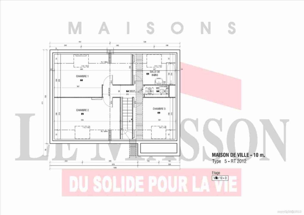 Plan de maison le masson