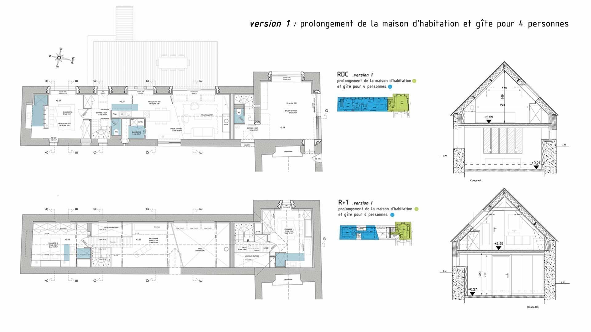 Plan de maison 1 personne