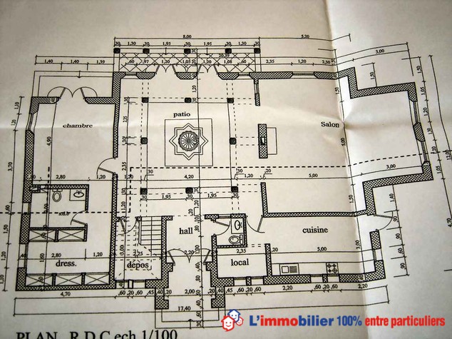 Plan architecte maison maroc