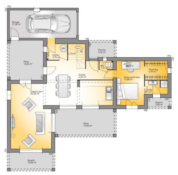 Plan de maison mediterranee gratuit
