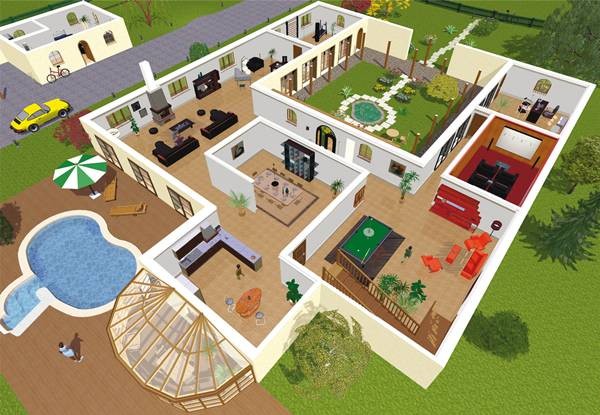 Faire plan de maison en 3d