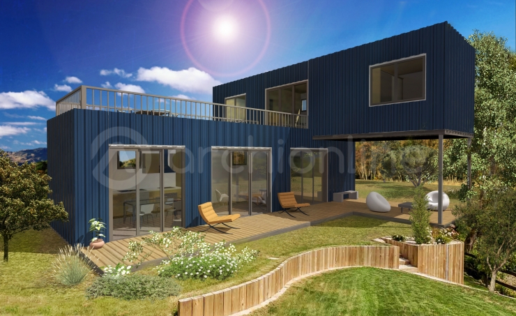Plan de maison container