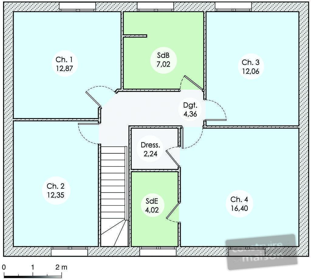 Plan maison contemporaine ile de france