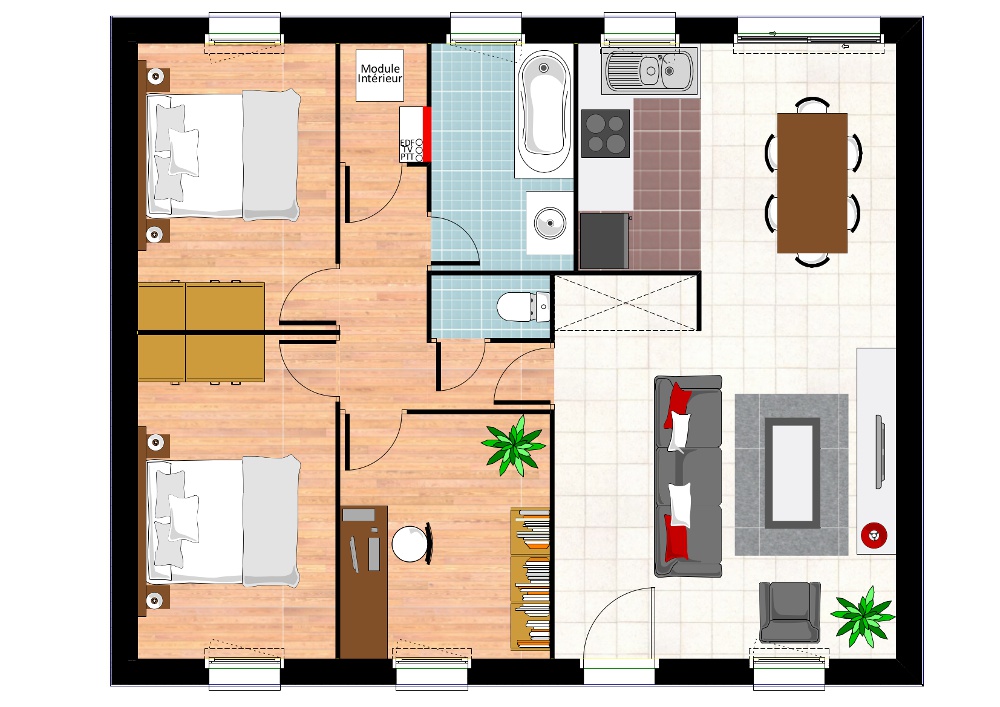 Plan de maison s+2