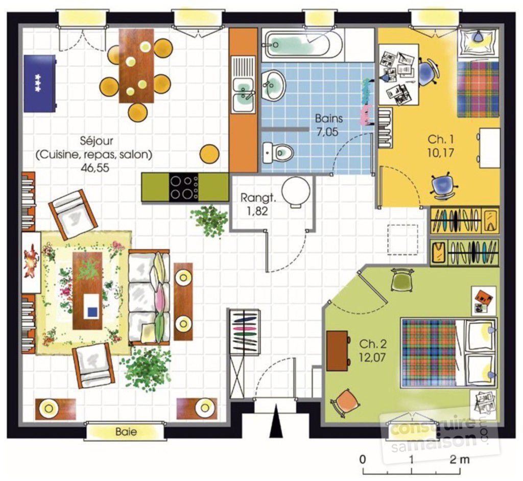Plan de maison pour handicapé moteur