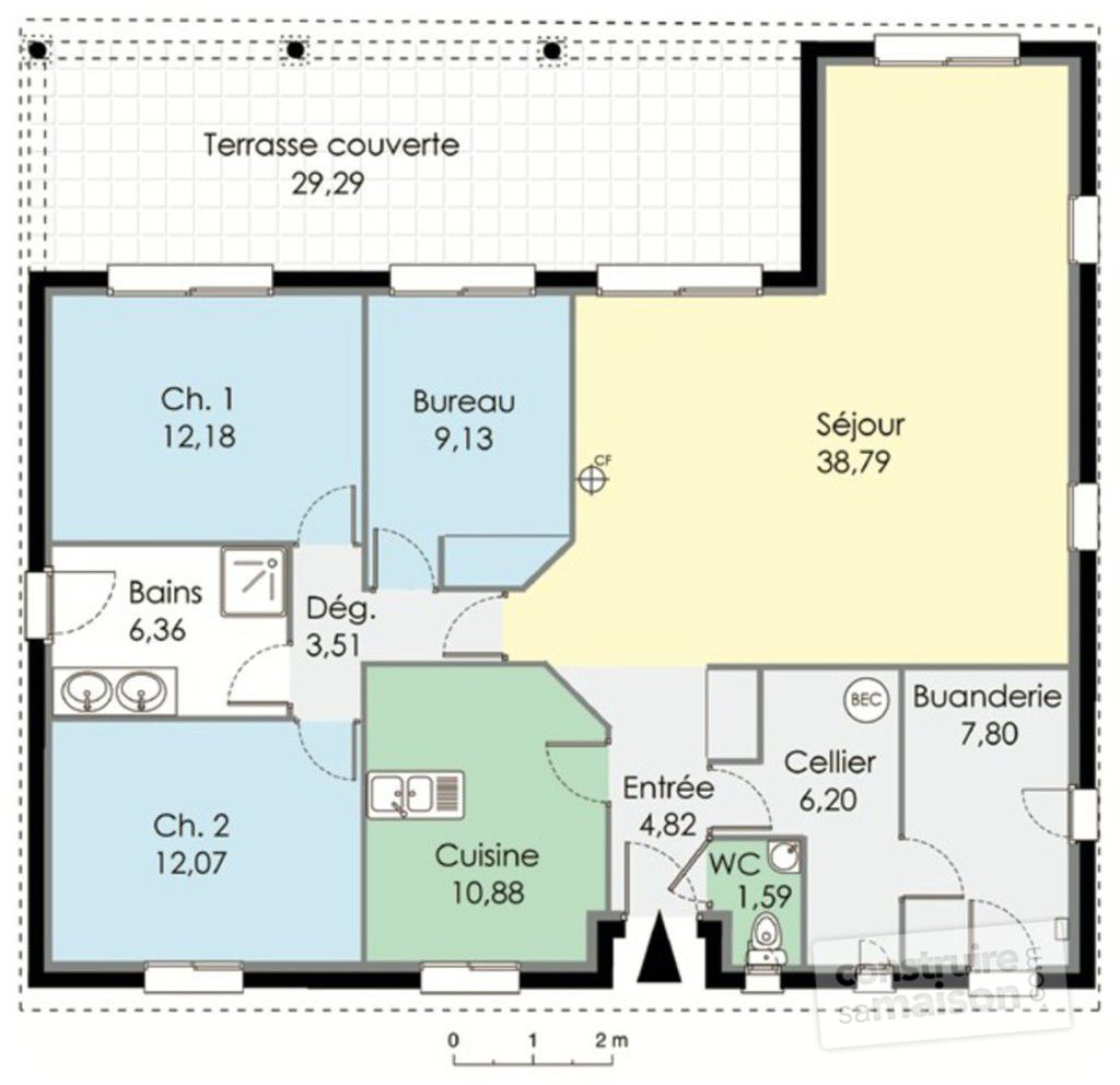Plan de maison maison familiale