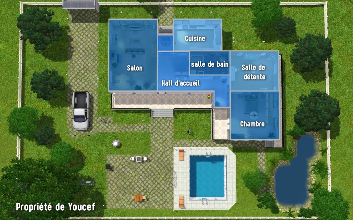 Plan de maison sims gratuit