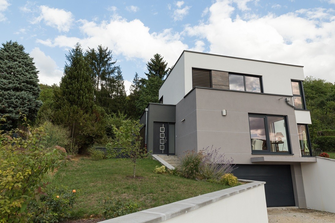 Plan de maison gratuit terrain en pente