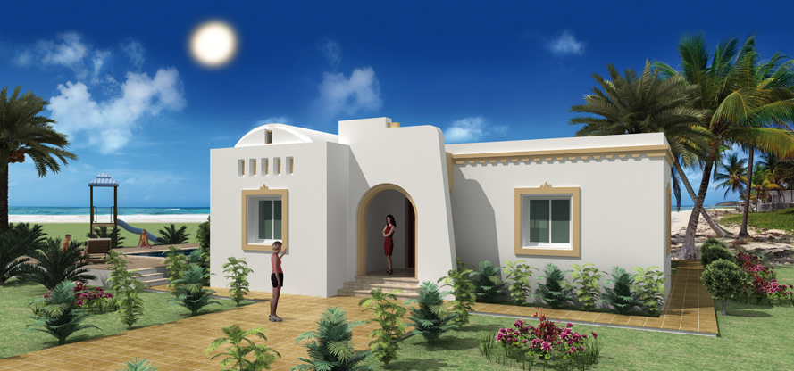 Plan de maison systeme americain en tunisie