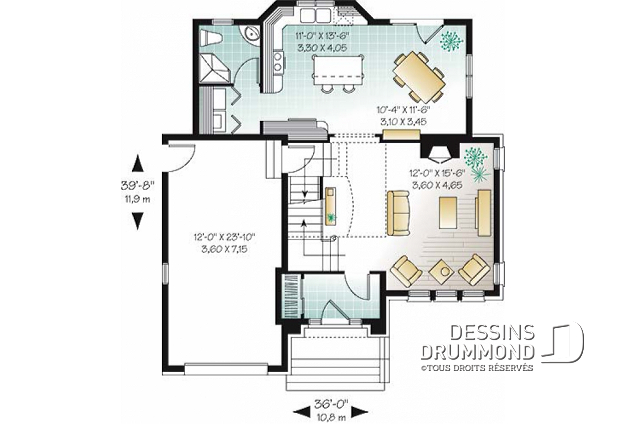 Plan de maison francaise