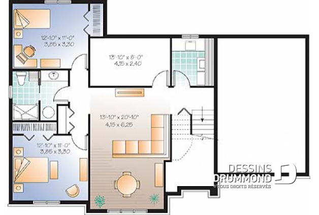 Plan de maison 110 mé