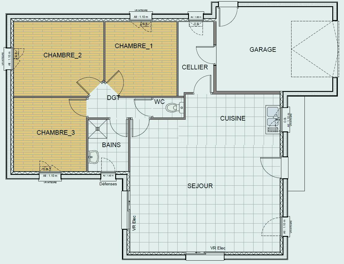 Prix plan maison permis de construire