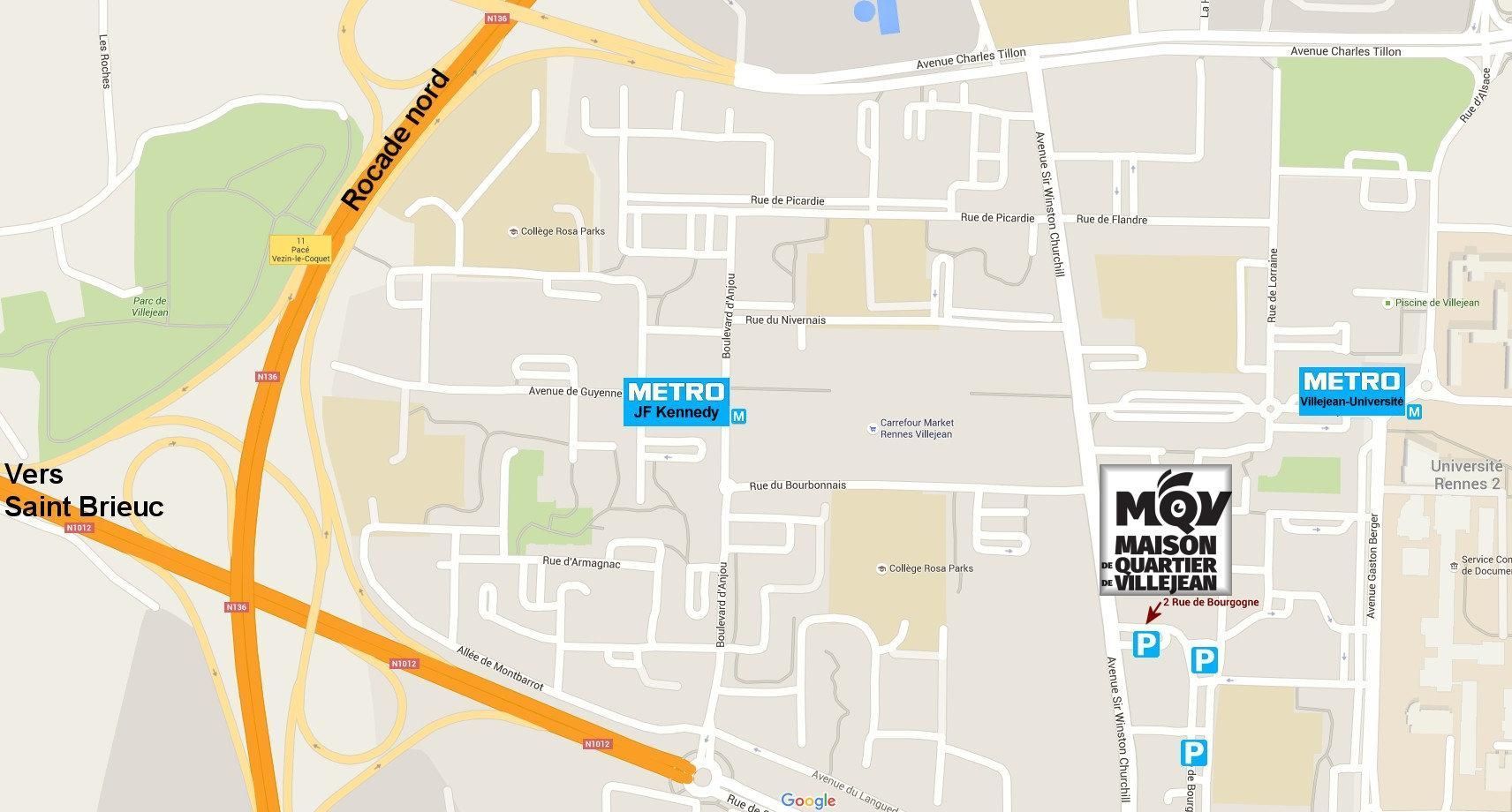 Plan quartier maison de la radio