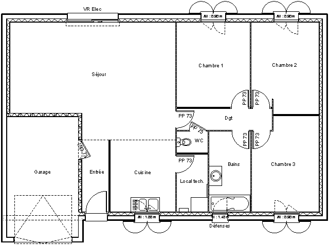 Plan de maison rt 2012