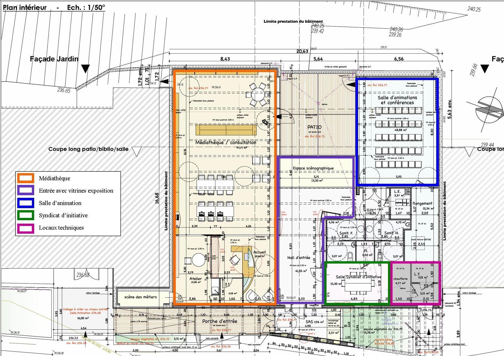 Plan maison de la culture nevers