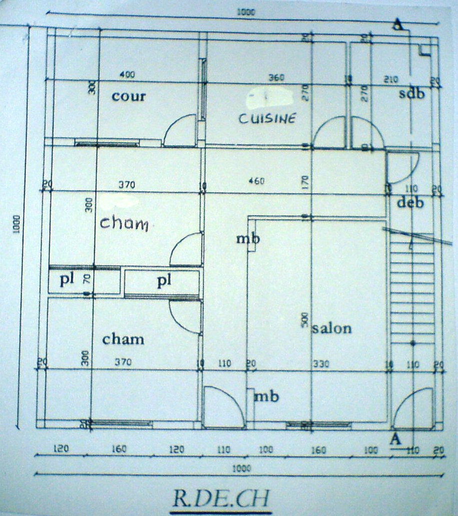 Plan de maison gratuit marocaine