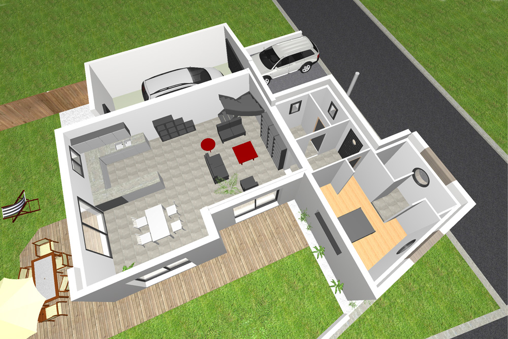 Plan de maison 6 pieces