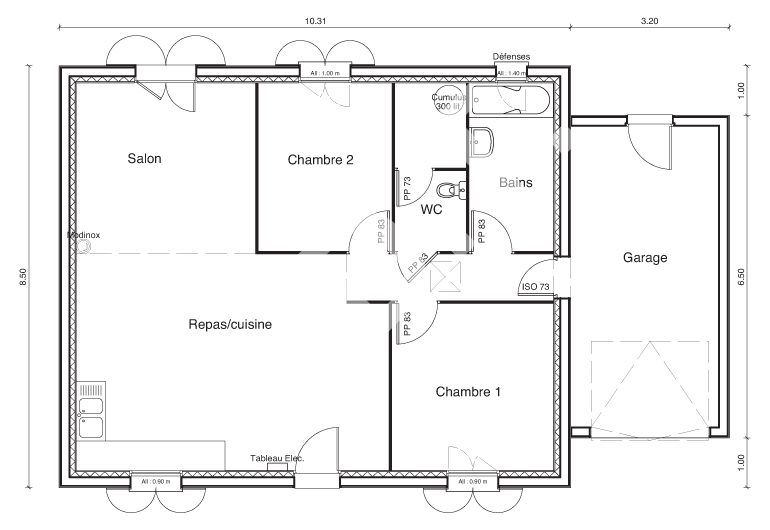 Modèle plan de maison gratuit