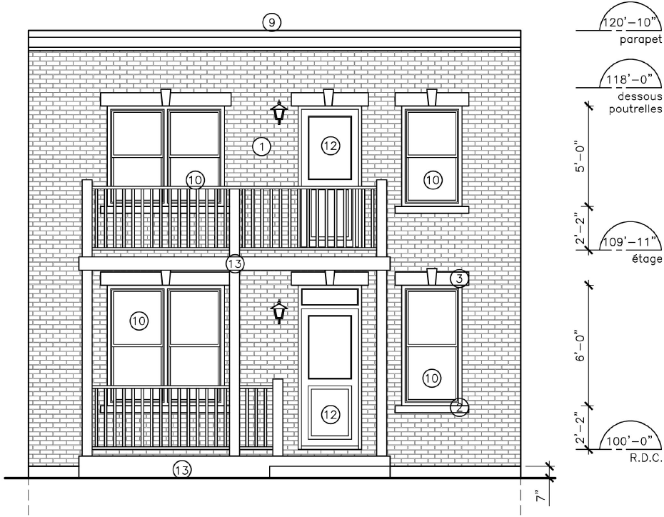 Plan de maison e l