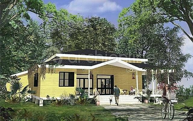 Plan de maison style coloniale