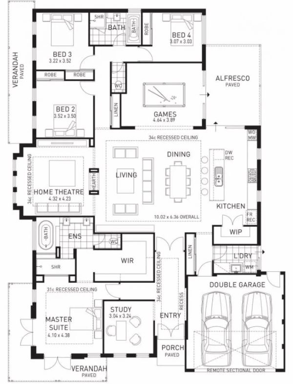 Plan de maison familliale