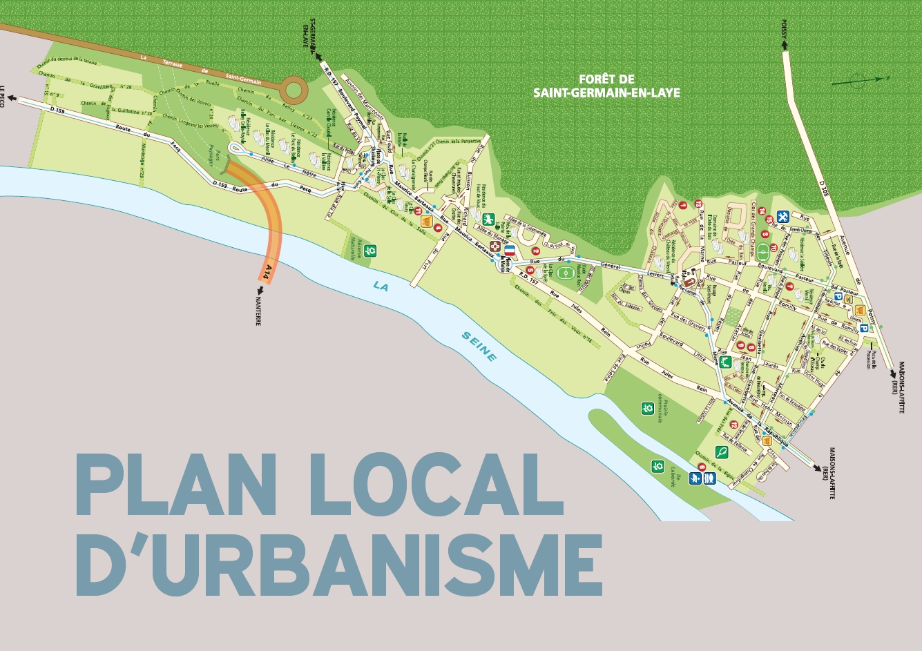 Plan de zonage maison laffitte