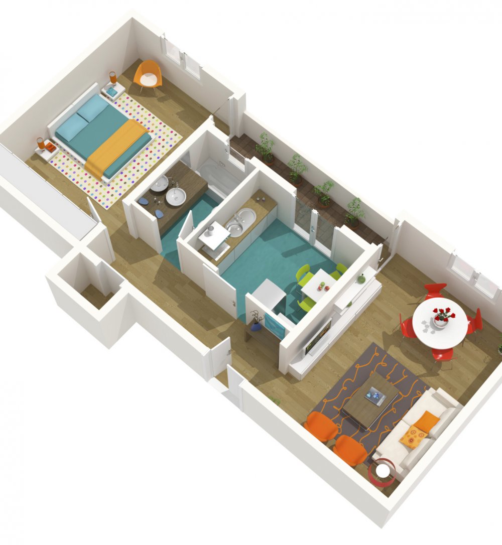 Plan de maison cree