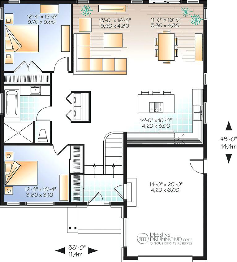 Plan de maison pratique