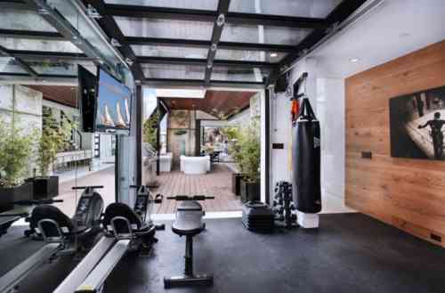 Plan maison avec salle de sport