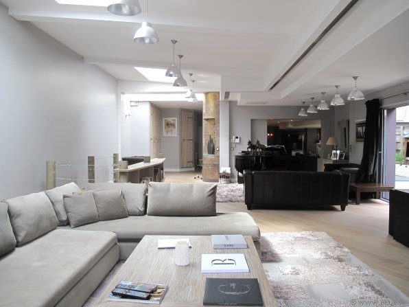 Plan maison grand espace de vie