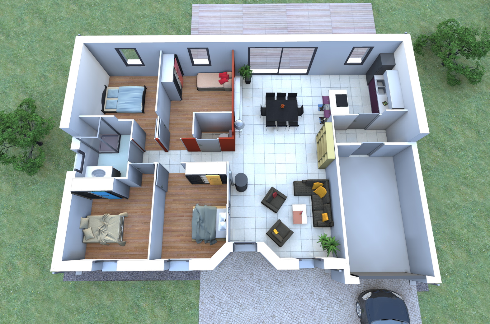 Plan 3d de ma maison